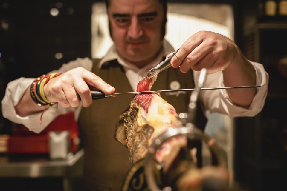 Paco Tapas prepares Michelin star food [Photo: Nick Hook Photography]