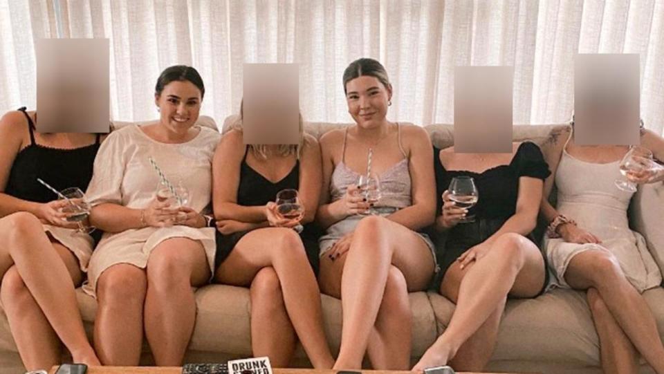 Lily Galbraith (second from left) and Emma McLean (middle) were close friends. Picture: Instagram