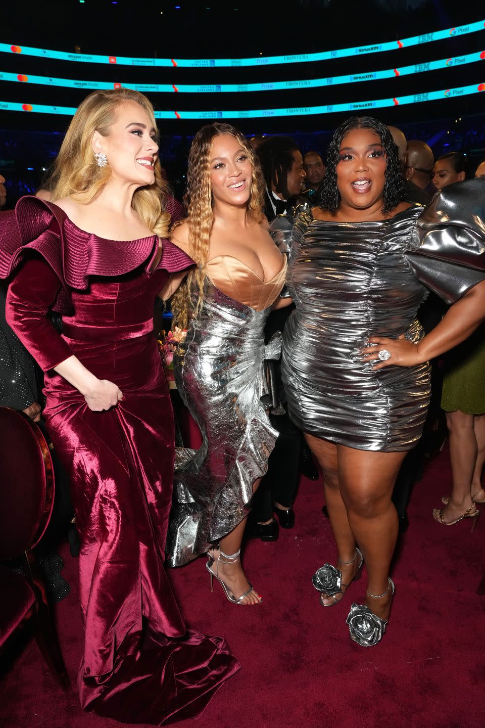 beyoncé, lizzo, and adele's reunion