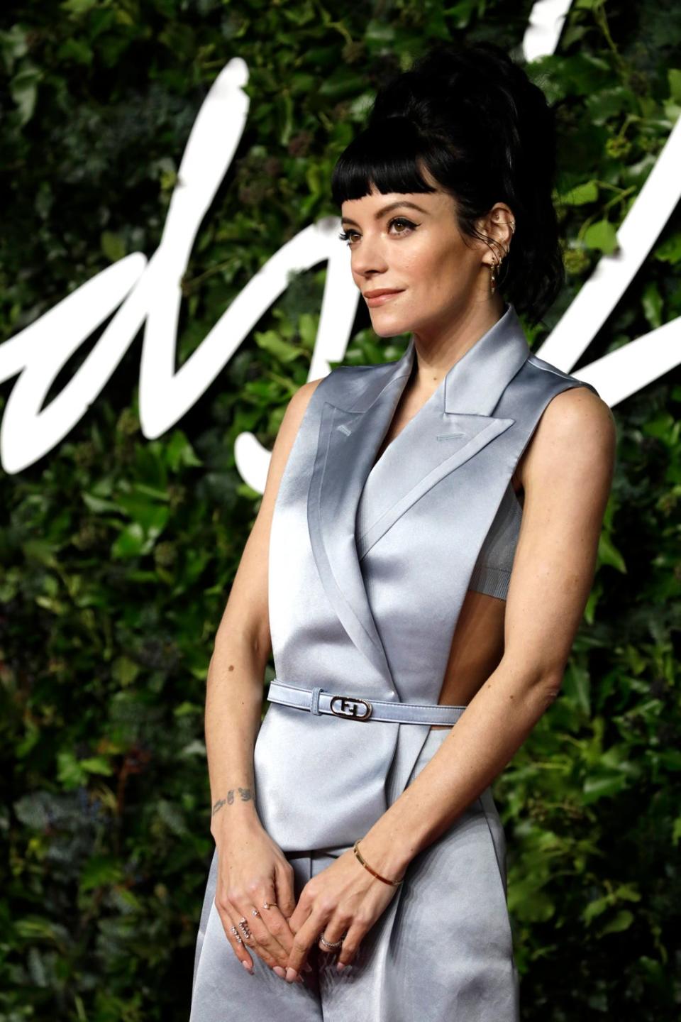 Lily Allen in Fendi (Getty)