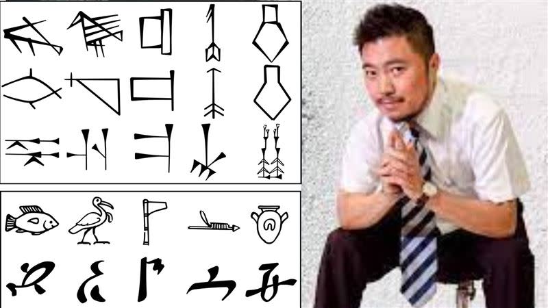 姓名學老師吳睿穎說：正體字（繁體字）才是文字學的根本（合成圖／翻攝自維基百科、吳睿穎臉書）