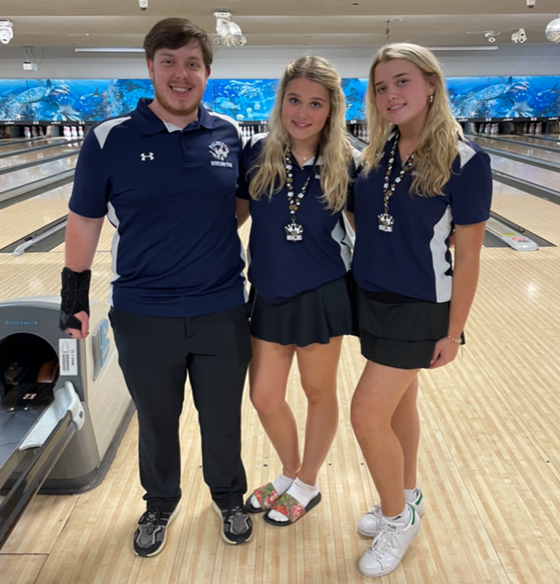 Palmetto bowlers Evan Viener, Maggie Meltzer and Halle Meltzer qualified for state.