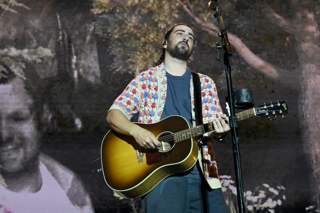 Noah Kahan performs during the 2024 Railbird Music Festival at The Infield at Red Mile on June 01, 2024 in Lexington, Kentucky.  - Credit: Stephen J. Cohen/Getty Images