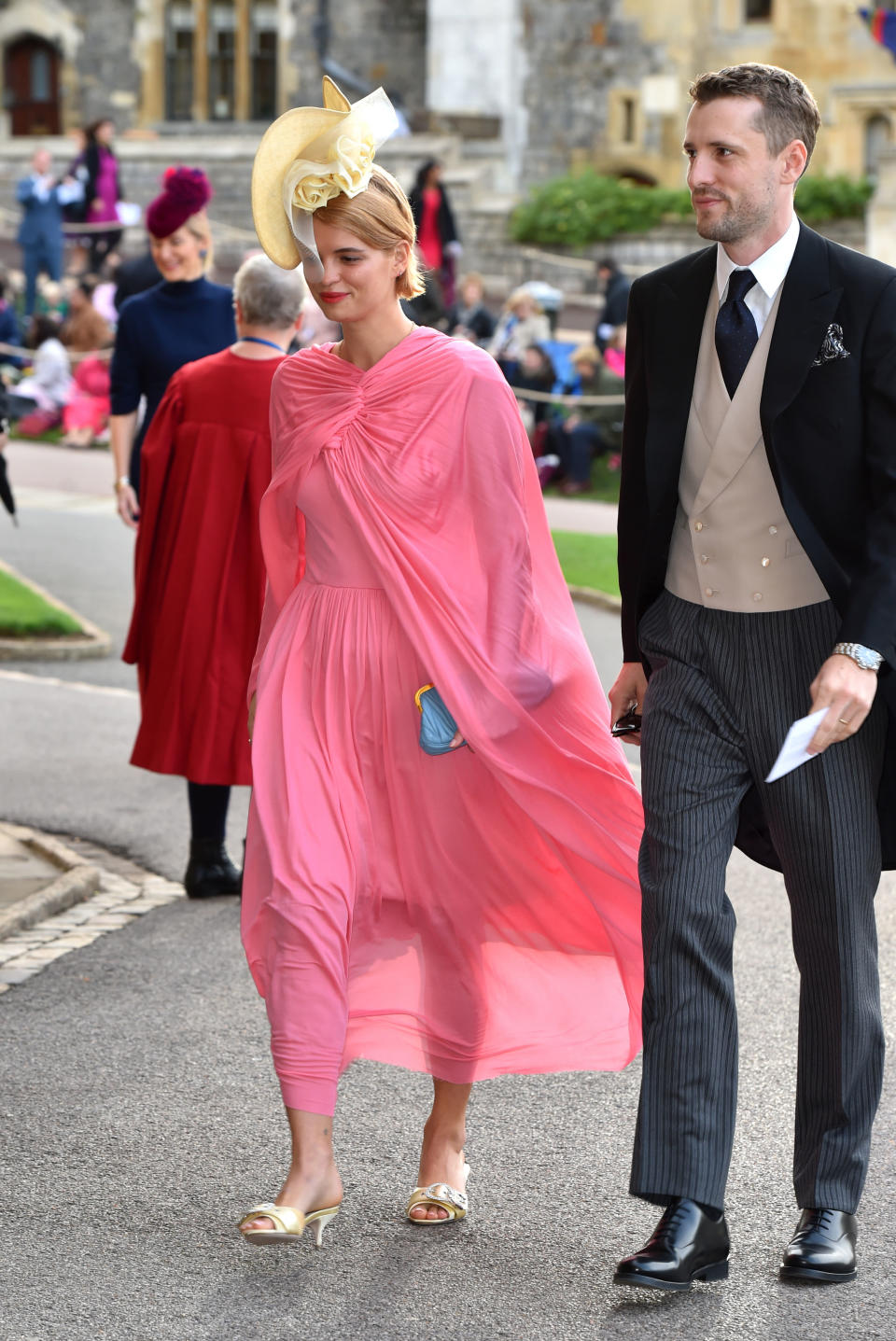 Pixie Geldof was one of the first celebrities to arrive. (Photo: Getty Images)