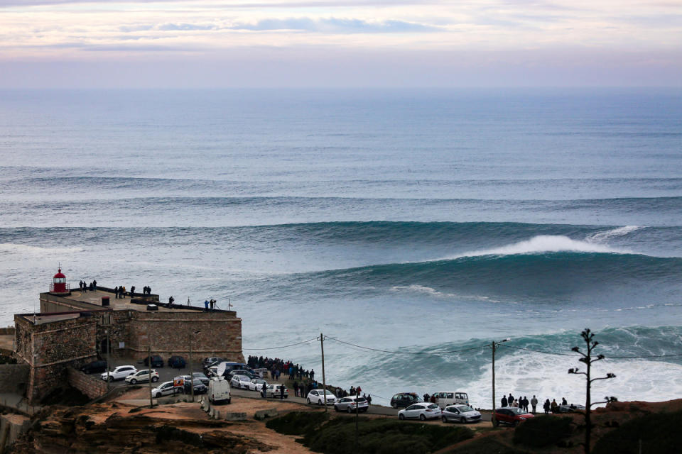 Nazare, the home of the annual and forthcoming Big Wave Challenge<p>Estrelinha/Big Wave Challenge</p>