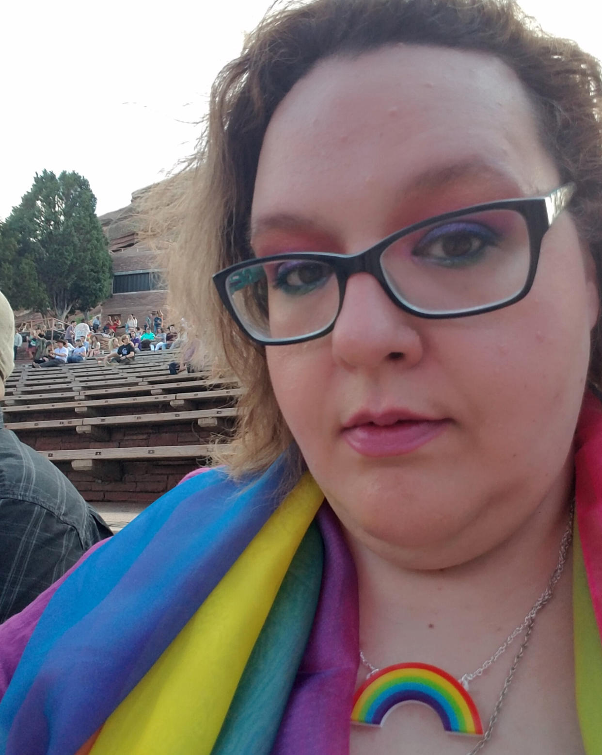 A selfie of Juliet James taken at the Kacey Musgraves show at Red Rocks Amphitheater in June 2019. (Photo: Courtesy of Juliet James)