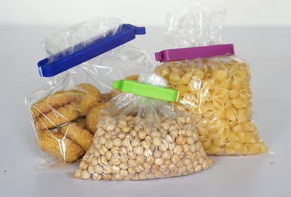 A pack of food bag clips