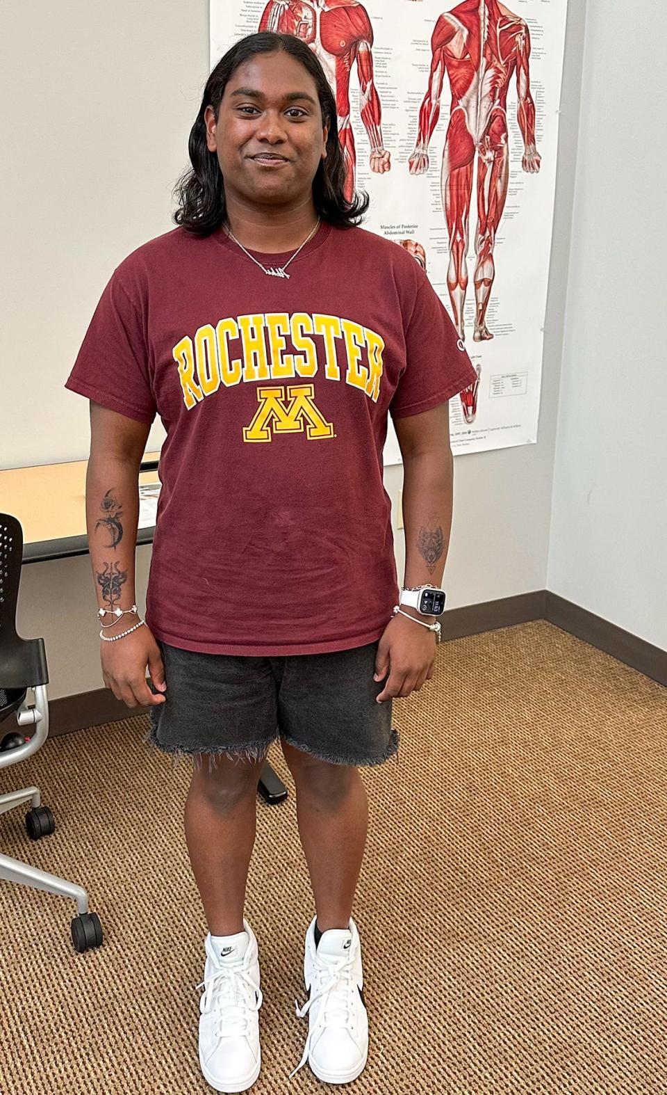 Akhil Kollengode is part of the three-year degree pilot at the University of Minnesota Rochester. Kollengode likes taking courses in the summer and says he was bored having summers off in high school.