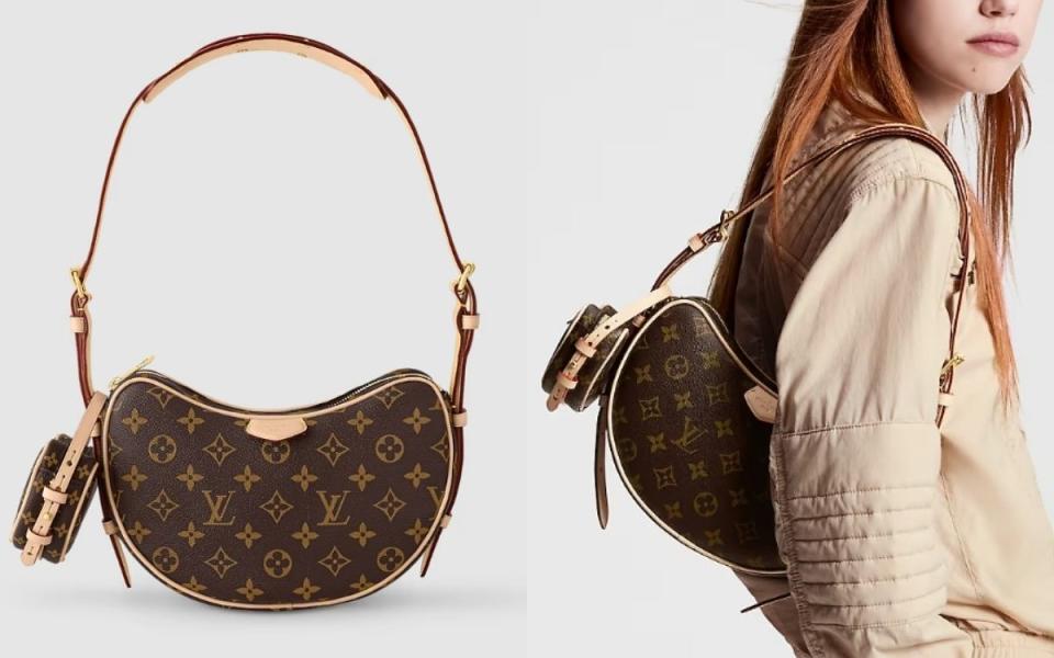 LOUIS VUITTON Croissant MM NT$101,000 Photo Via:LOUIS VUITTON