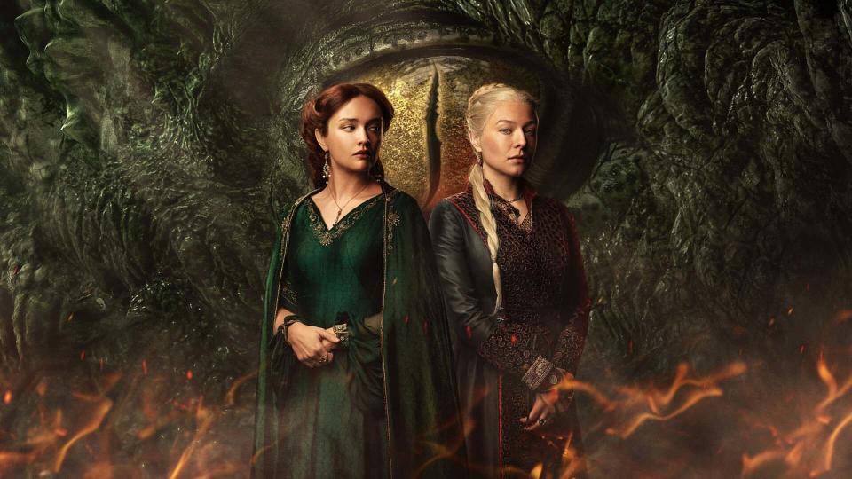 Olivia Cooke and Emma D'Arcy in House of the Dragon