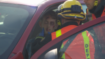 High school lesson: Mock crash highlights dangers of driving stoned