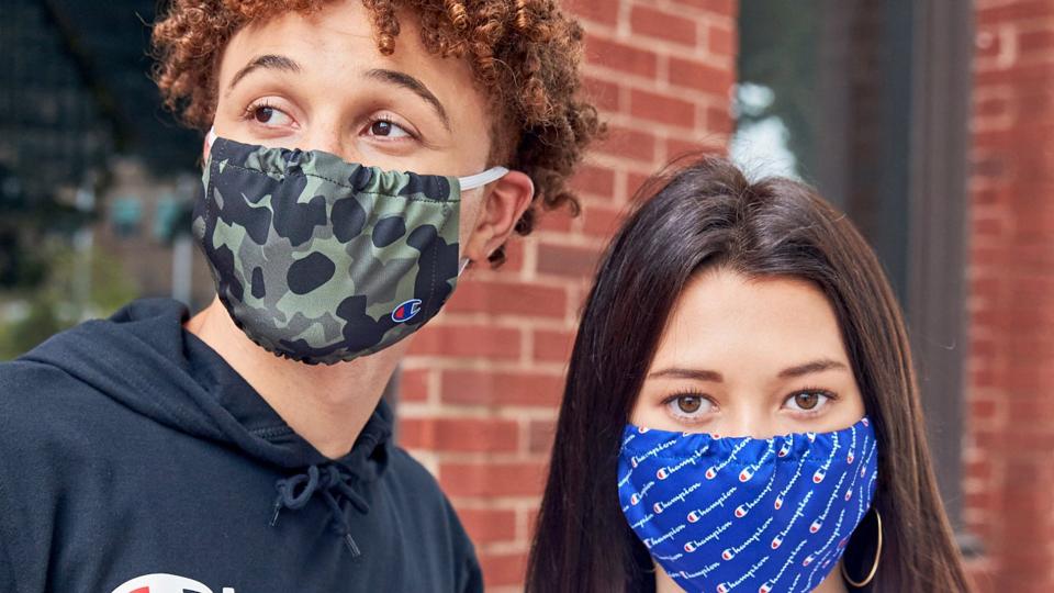 Champion face masks are among the most breathable on the market.