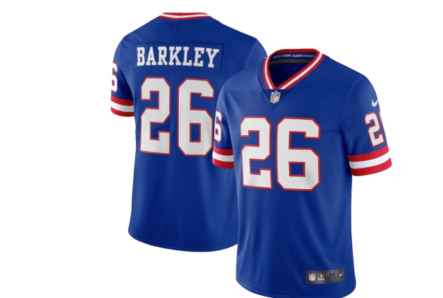 Saquon Barkley Shares Pic in Giants Retro-Inspired Uniform [LOOK]