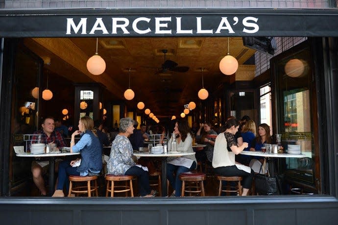 Customers dine at Marcella's in the Short North. The restaurant also has a location at Polaris.