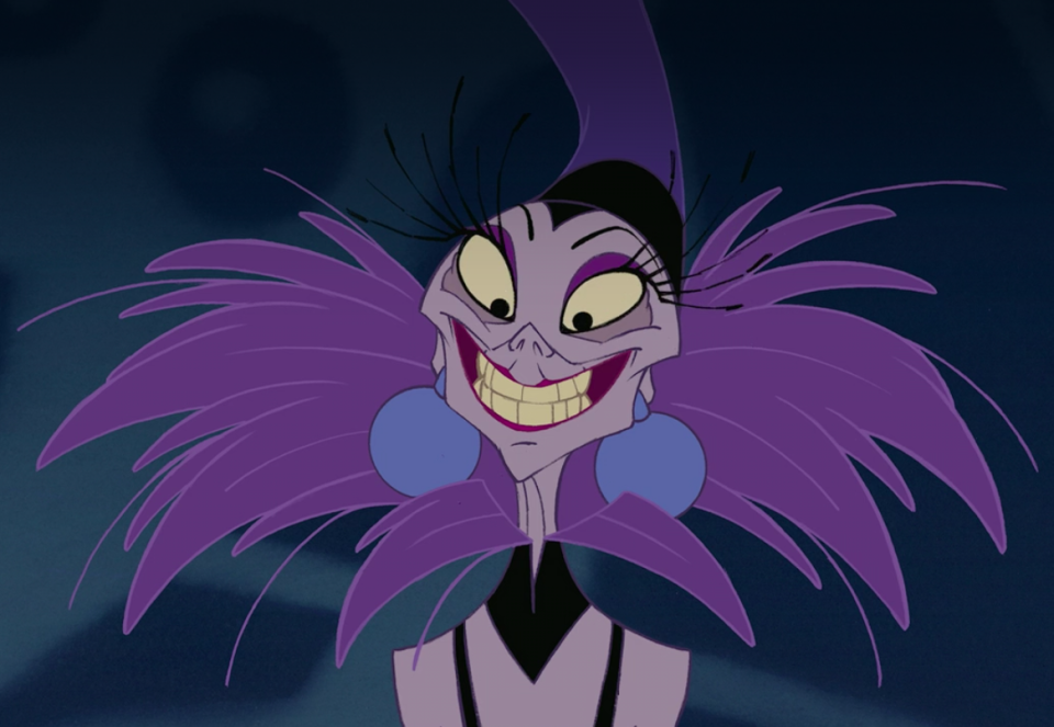 Yzma smiles at Kronk