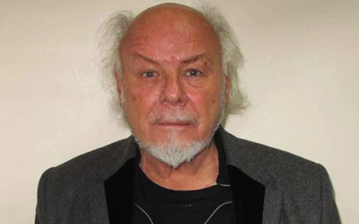 Gary Glitter was freed halfway through a 16-year sentence - PA/Metropolitan Police