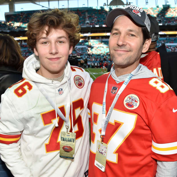 Paul Rudd with son Jack Rudd<p>Jeff Kravitz/FilmMagic</p>