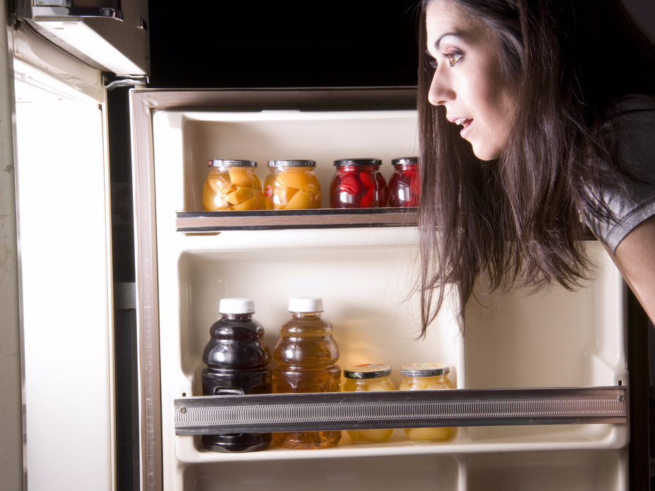 raiding fridge