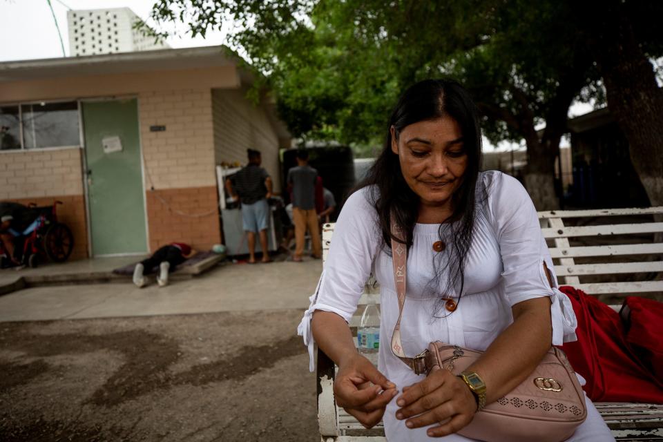 It took Ana Elizabeth Melgar four tries to travel across Mexico to reach the U.S. border. She was staying at a Catholic migrant shelter in Piedras Negras in April while she decided what her next move was.