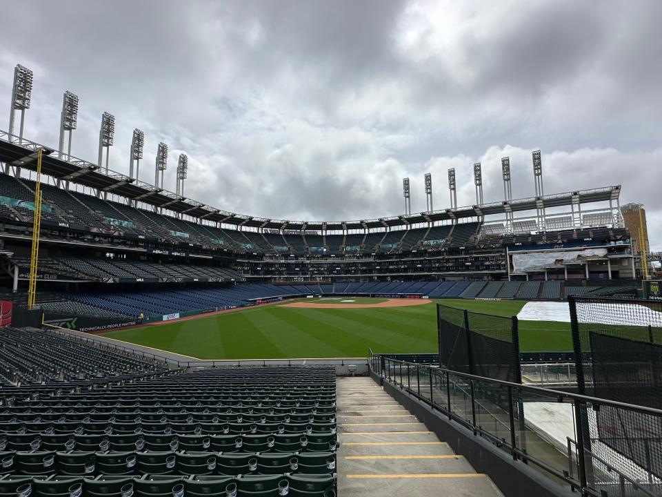 The new renovations at Progressive Field ahead of the Cleveland Guardians 2024 home opener against the Chicago White Sox on April 8.