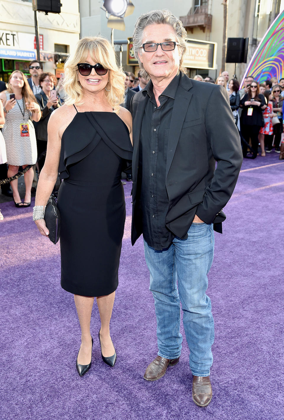 Goldie Hawn and Kurt Russell