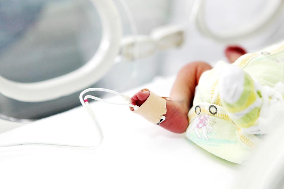 <p>Getty</p> Stock image of baby in NICU