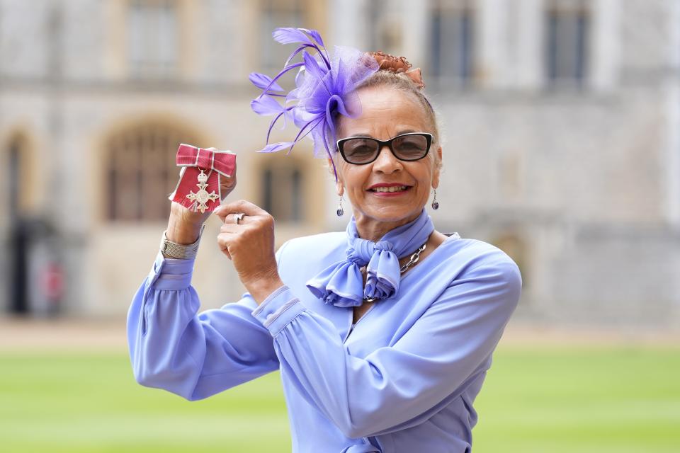 Anita Neil was made an MBE for her services to athletics (Andrew Matthews/PA) (PA Wire)