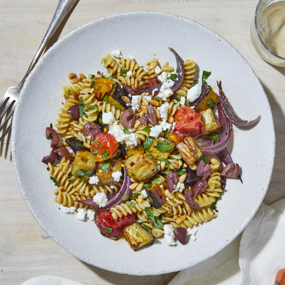 Roasted Eggplant Pasta