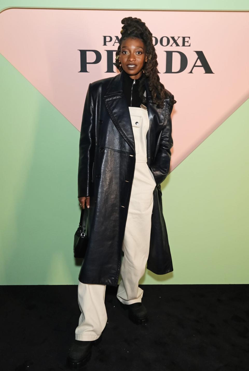 Little Simz attends the Prada Paradoxe fragrance launch party (Dave Benett/Getty Images for Pra)