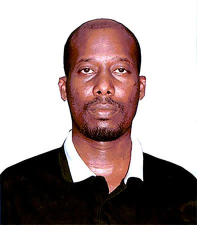 FILE PHOTO: Somali national Ali Omar Ader arrested for 2008 hostage-taking in Somalia of two freelance journalists, Canadian Amanda Lindhout and Australian Nigel Brennan, is seen in an undated photo from the Royal Canadian Mounted Police (RCMP). Courtesy RCMP/Handout via REUTERS