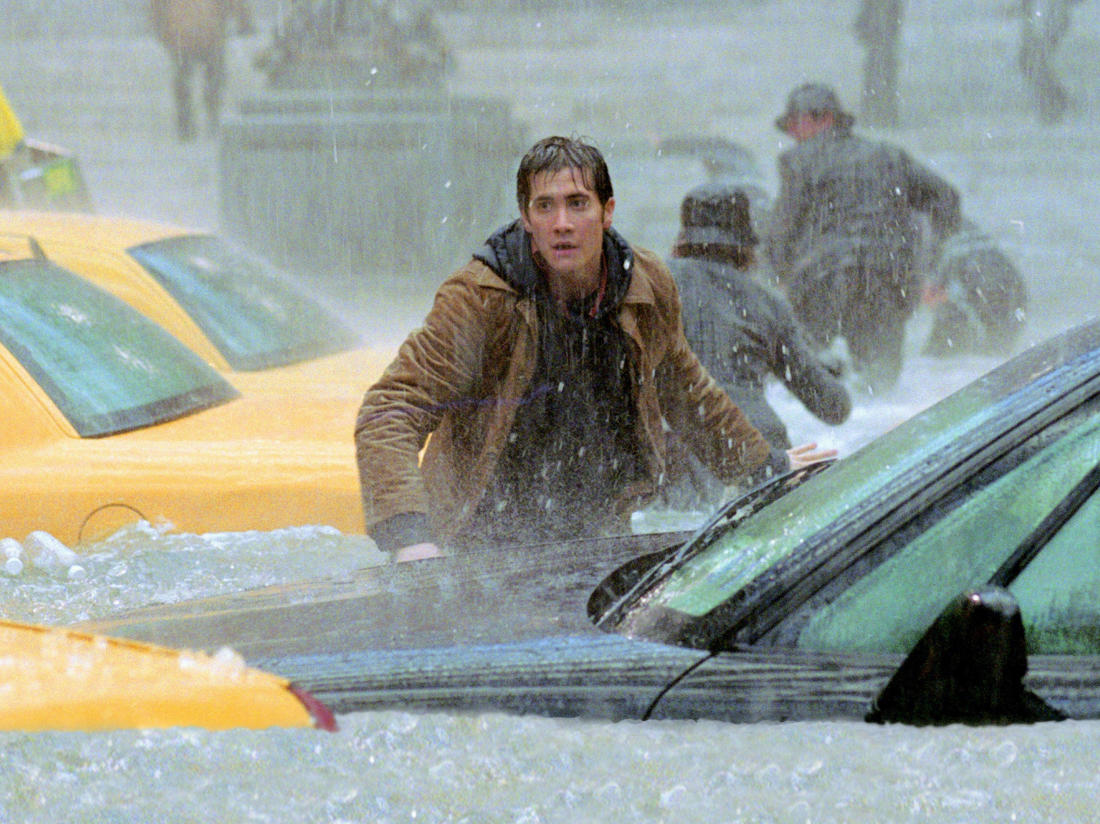 Jake Gyllenhaal starred in the 2004 disaster movie The Day After Tomorrow. (Alamy)