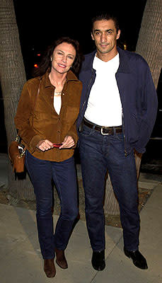 Jacqueline Bisset and Emin Boztepe at the Beverly Hills premiere of Miramax Zoe's Amelie