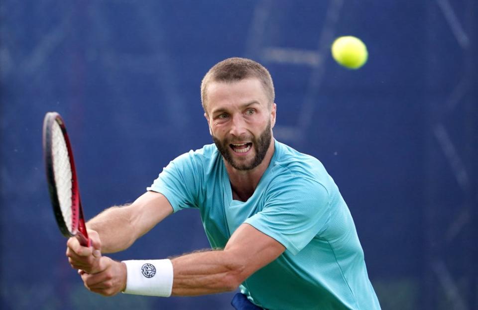 Liam Broady will take on Nick Kyrgios on Tuesday (Zac Goodwin/PA) (PA Archive)