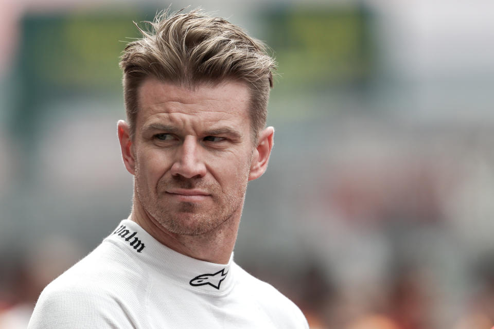 SHANGHAI, CHINA - APRIL 21: Nico Hulkenberg of Germany and MoneyGram Haas F1 Team on the grid during the F1 Grand Prix of China at Shanghai International Circuit on April 21, 2024 in Shanghai, China. (Photo by Song Haiyuan/MB Media/Getty Images)