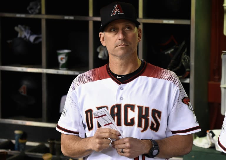 Manager Torey Lovullo of the Arizona Diamondbacks, pictured here, won the 2017 National League Manager of the Year award