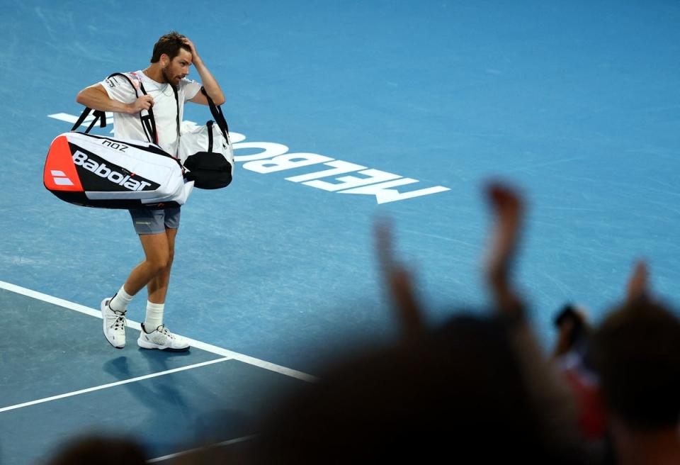 Out: Cameron Norrie (REUTERS)