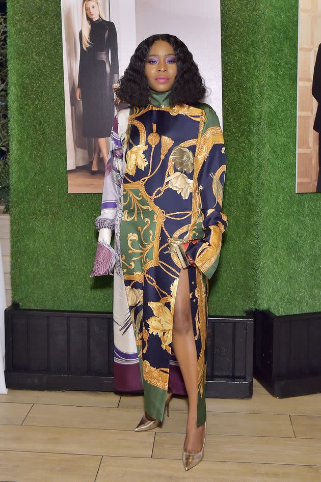 Ade Samuel attends The Hollywood Reporter and Jimmy Choo Power Stylists Dinner on March 12, 2019, in Beverly Hills, California.