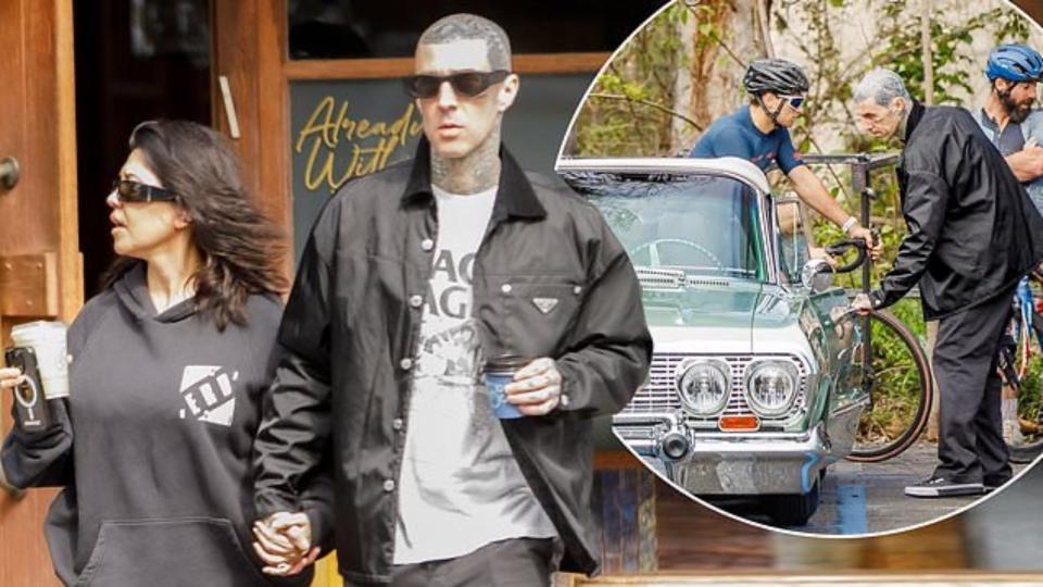 Travis Barker Goes Out In His Custom 1963 Chevy Impala