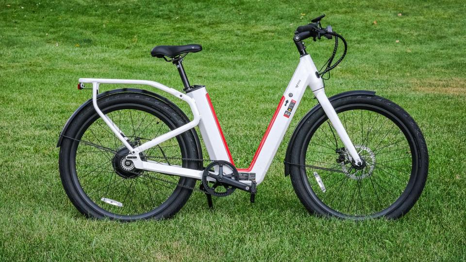 NIU BQi-C3 Pro E-bike parked on grass in park