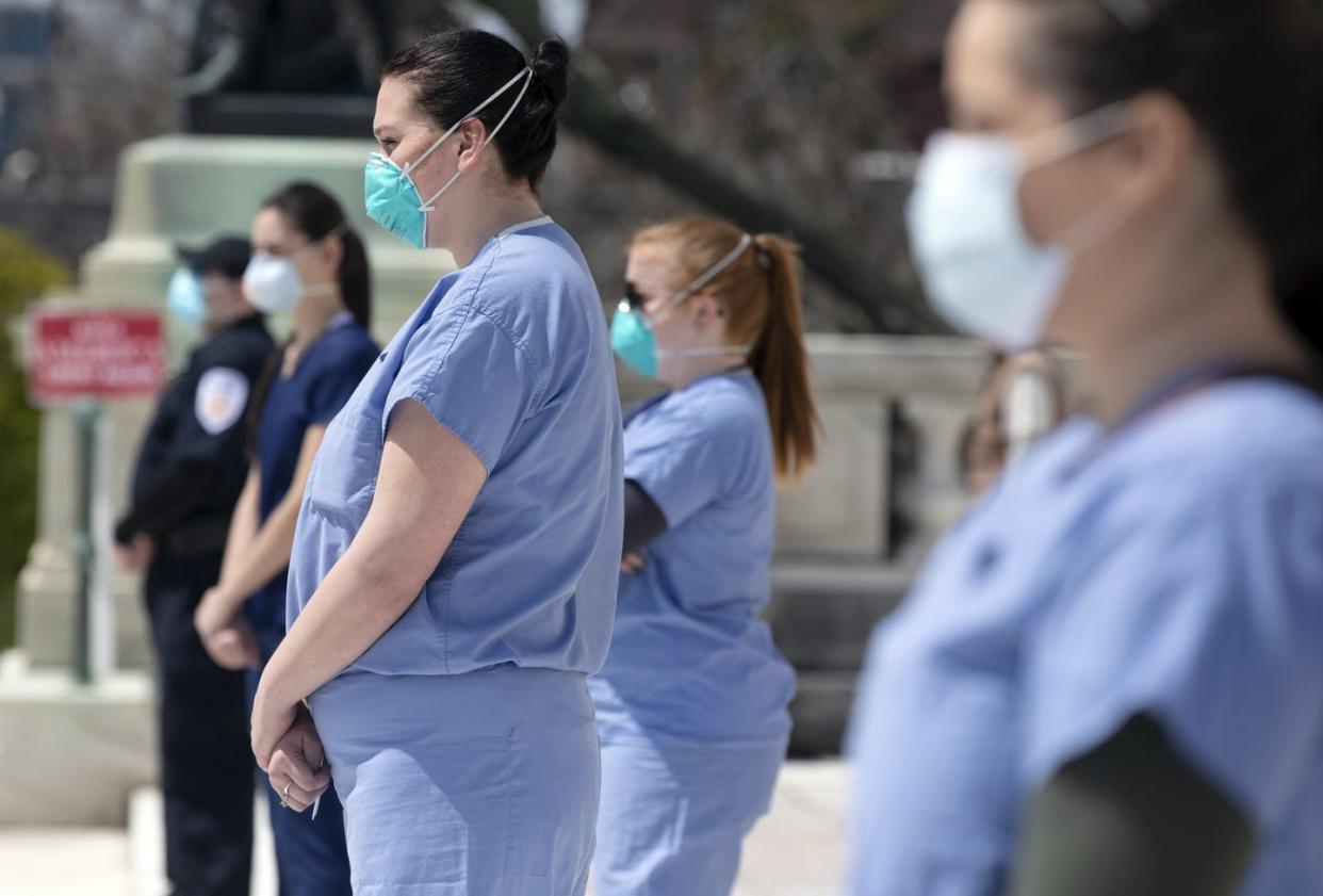 <span class="caption">Many nurses lack paid sick leave. </span> <span class="attribution"><span class="source">AP Photo/Michael Dwyer</span></span>