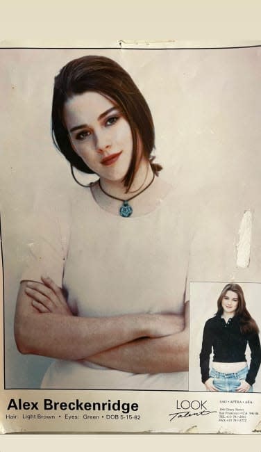 Alexandra Breckenridge as a young actress