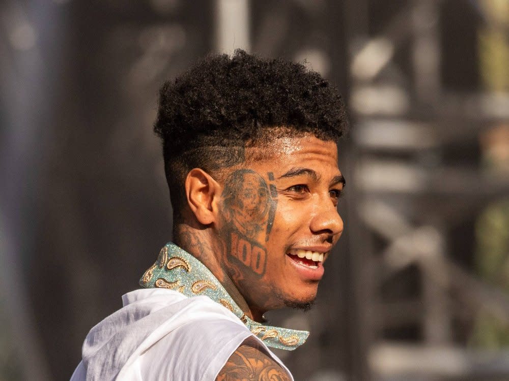 Skandal-Rapper Blueface zweifelt seine Vaterschaft an. (Bild: imago/ZUMA Wire)