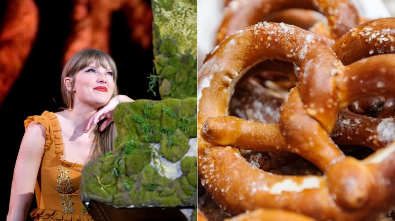 Taylor Swift and soft pretzel