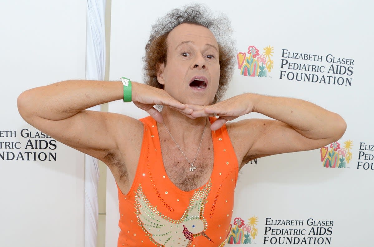 Richard Simmons attends the Elizabeth Glaser Pediatric AIDS Foundation’s 24th Annual ’A Time For Heroes’ at Century Park in Los Angeles on 2 June 2013 (Getty)