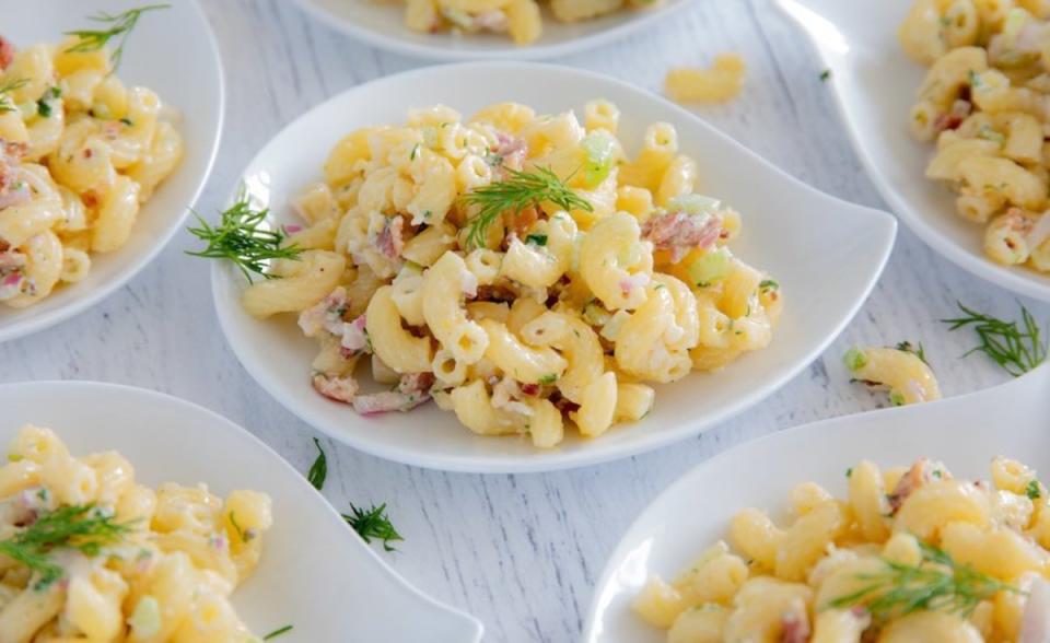 <p>Jon Ashton</p><p>This classic goes perfectly with whatever you've got coming off the grill this summer.</p><p><strong>Get the recipe:</strong> <strong><a href="https://parade.com/1234985/parade/macaroni-salad/" rel="nofollow noopener" target="_blank" data-ylk="slk:Classic Macaroni Salad;elm:context_link;itc:0;sec:content-canvas" class="link ">Classic Macaroni Salad</a></strong></p><p><strong>Related: <a href="https://www.yahoo.com/lifestyle/52-cheap-recipes-start-box-154751781.html" data-ylk="slk:52 Best Recipes With Elbow Macaroni;elm:context_link;itc:0;sec:content-canvas;outcm:mb_qualified_link;_E:mb_qualified_link;ct:story;" class="link  yahoo-link">52 Best Recipes With Elbow Macaroni</a></strong></p>