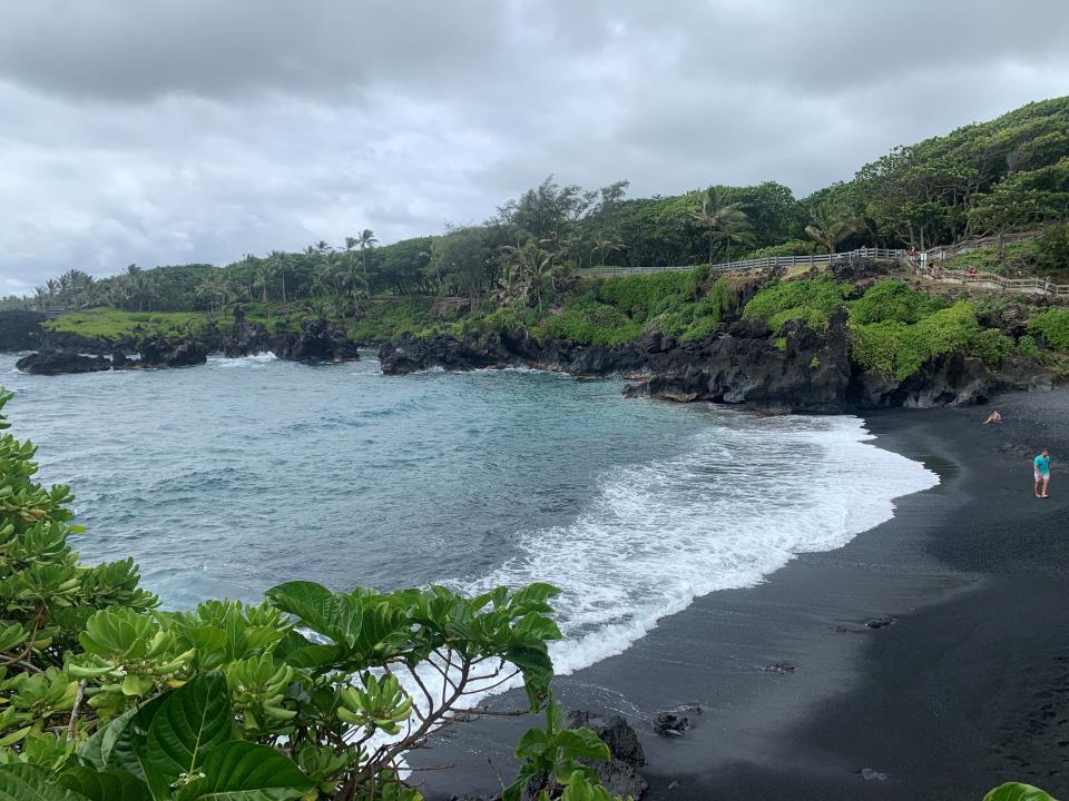 Visitors to Waianapanapa State Park in Hana, Hawaii, can't visit without reservations under a system that began March 1. Reservations can be made two weeks in advance and time slots go quickly.