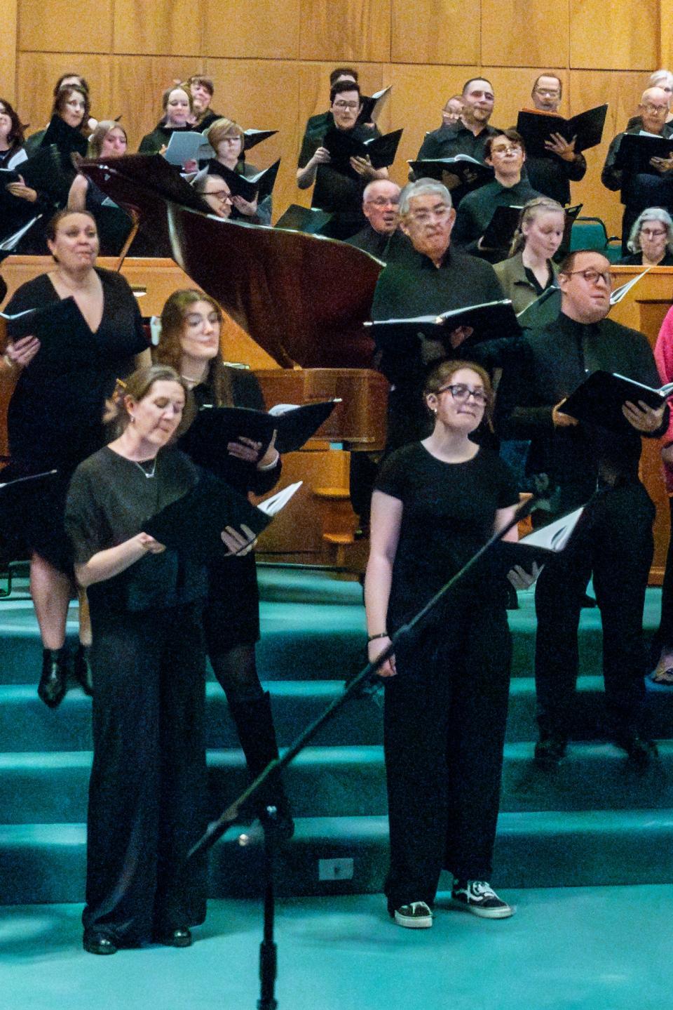 The Caliente Community Chorus will perform its "Measure Me, Sky" program at 7 p.m. Tuesday, April 2 at the First Presbyterian Church of Farmington.