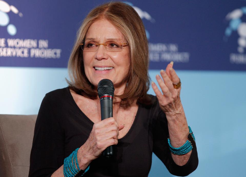 Author and feminist activist Gloria Steinem