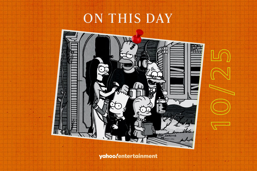 The Simpsons started its Treehouse of Horror tradition on this day in 1990. (Photo Illustration: Yahoo News; Photo: 20th Century Fox Film Corp)