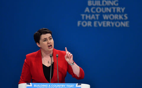 ruth davidson - Credit: AFP